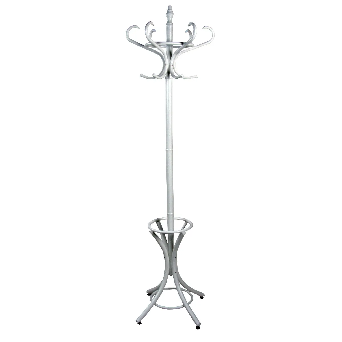 Decoshop26 Porte-manteau blanc bouleau