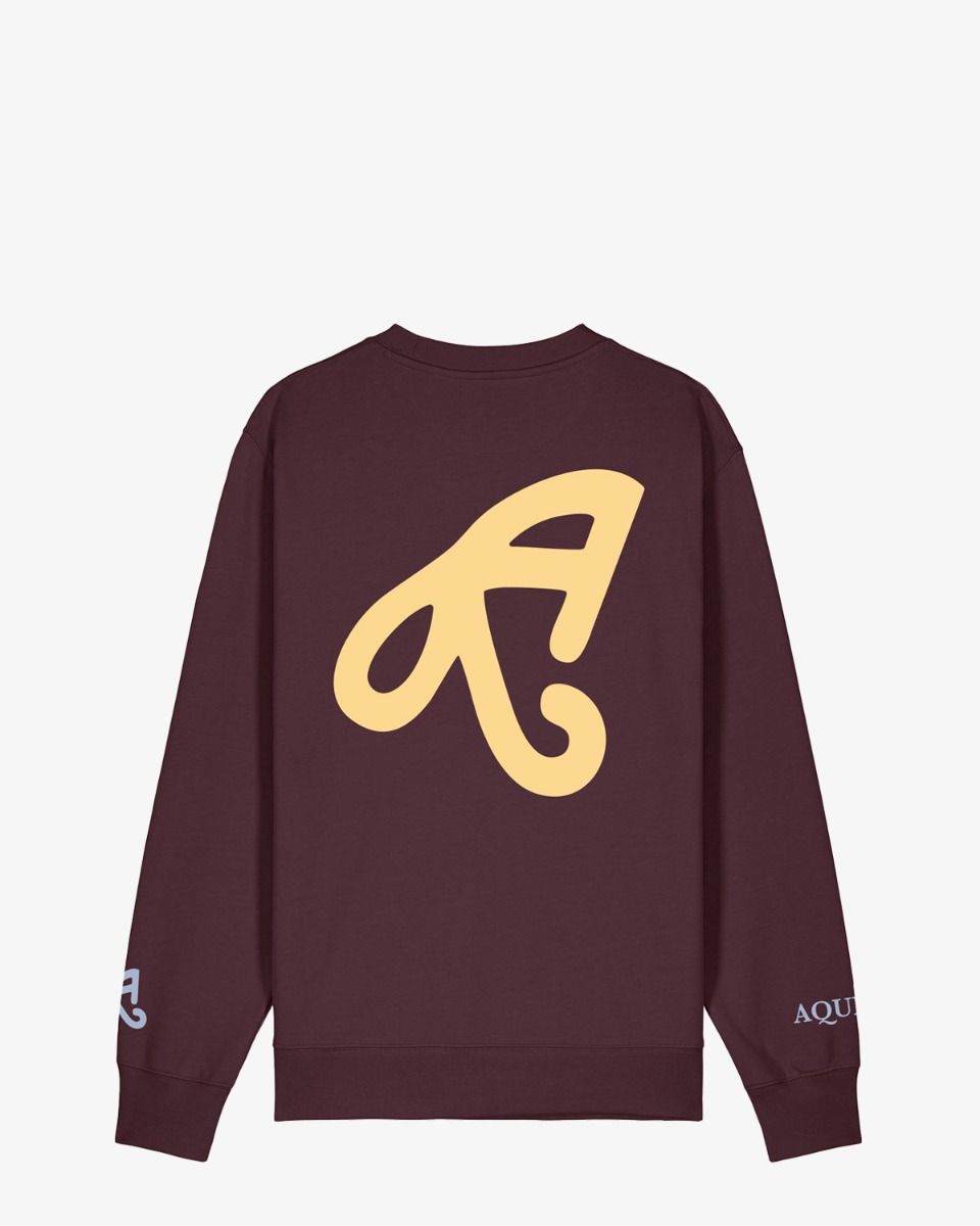Aquila Logo Roodbruin Damessweater