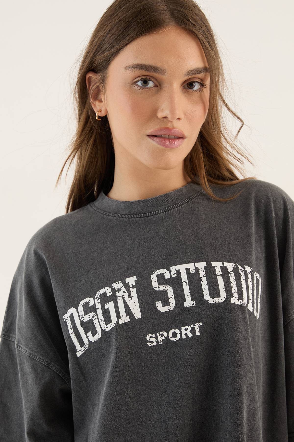 T-shirt Oversized Imprimé Collegiate Dsgn Studio