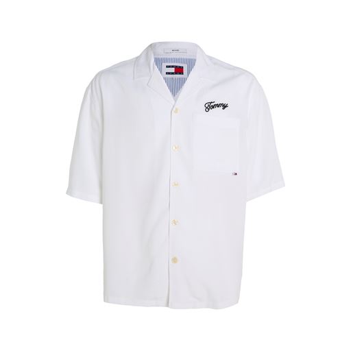 Tommy Jeans Graphic Resort Skjorte, White, L
