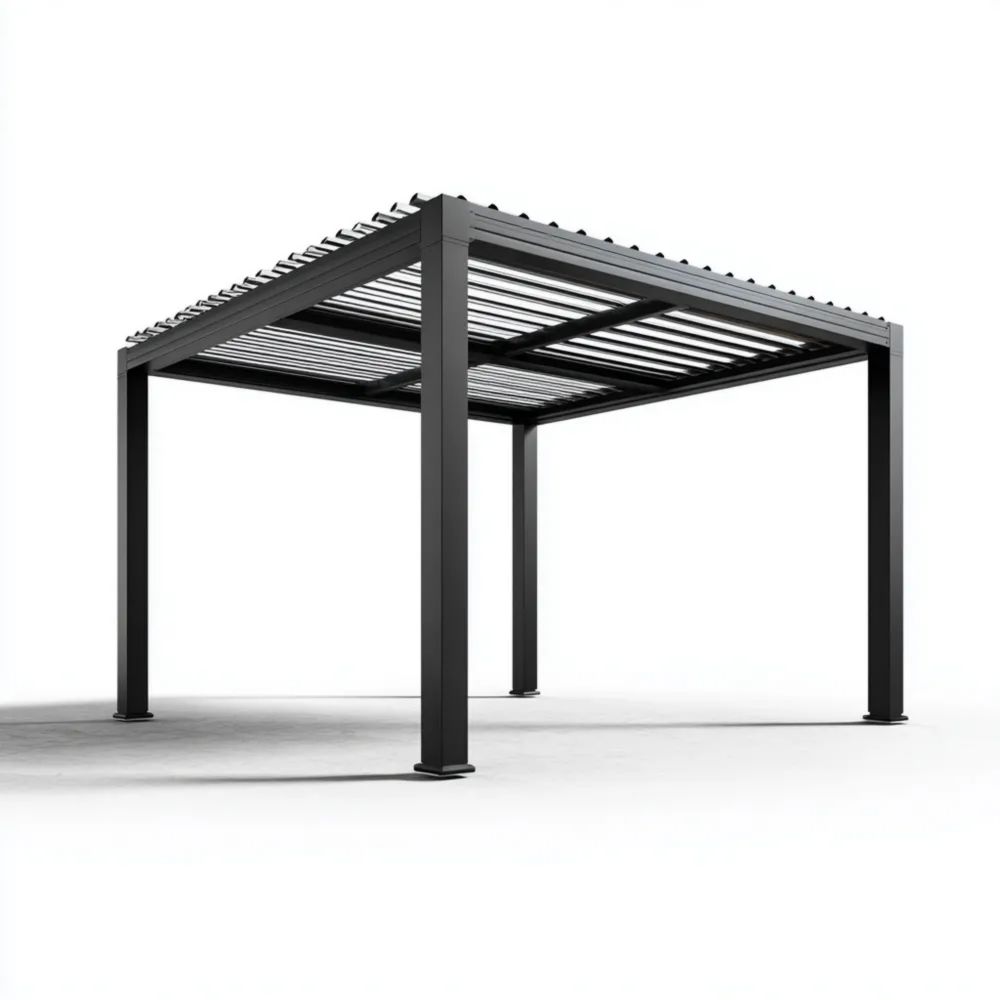 Aluminium Pergola 300x300x250 cm - Anthrazit