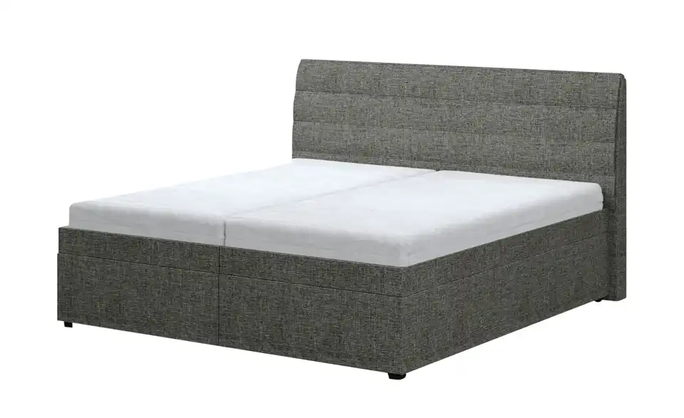 Boxspringbett Olympie 180 cm Grau