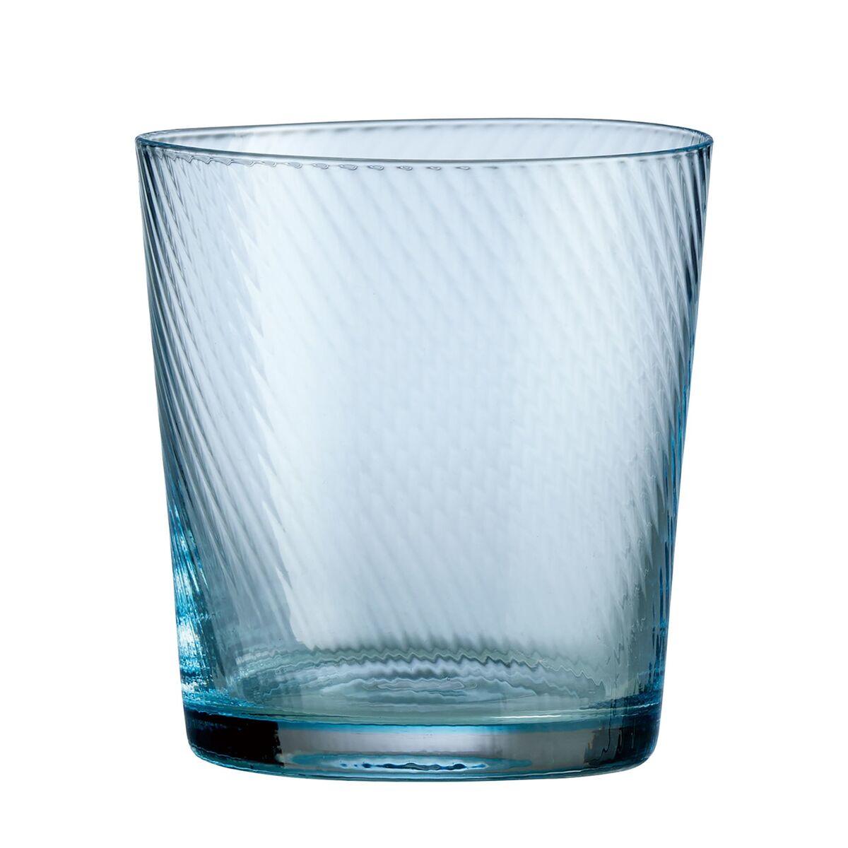 RAW Unique Swirl vannglass 30 cl, lyseblå