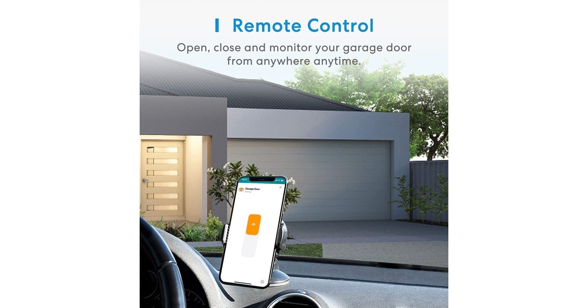 MEROSSMSG200 Smart Garage Door Opener bedieningspaneel  (Zwart, Wi-Fi)
