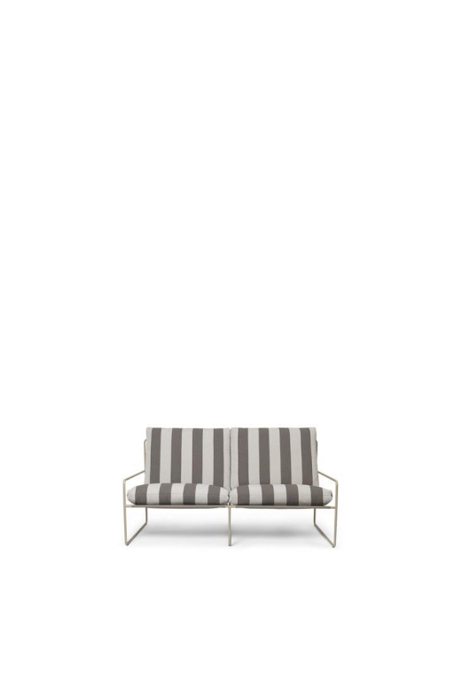 Ferm Living Desert 2-zits loungebank Black/Stripe