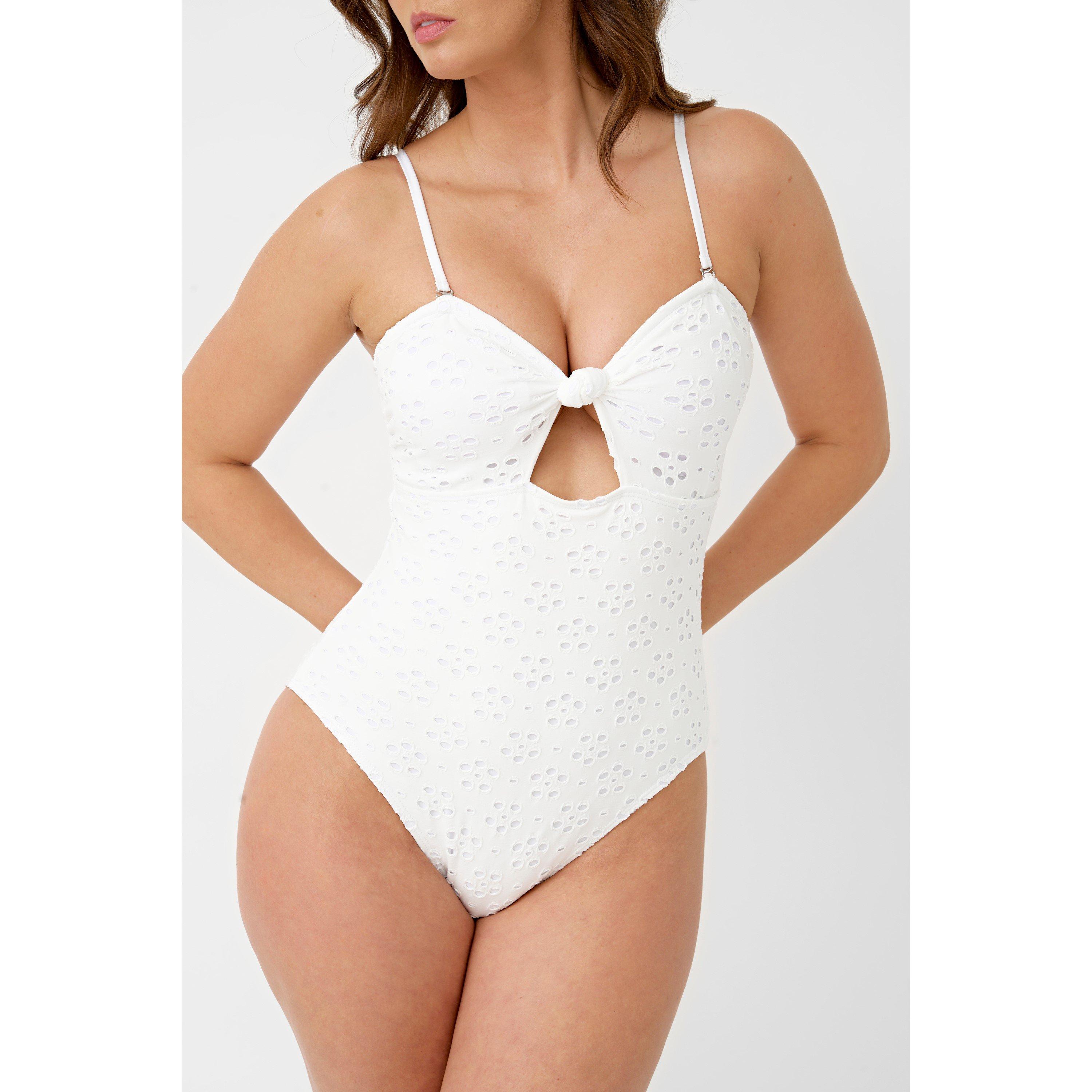 Be You Ladies Multiway Broderie Swimsuit