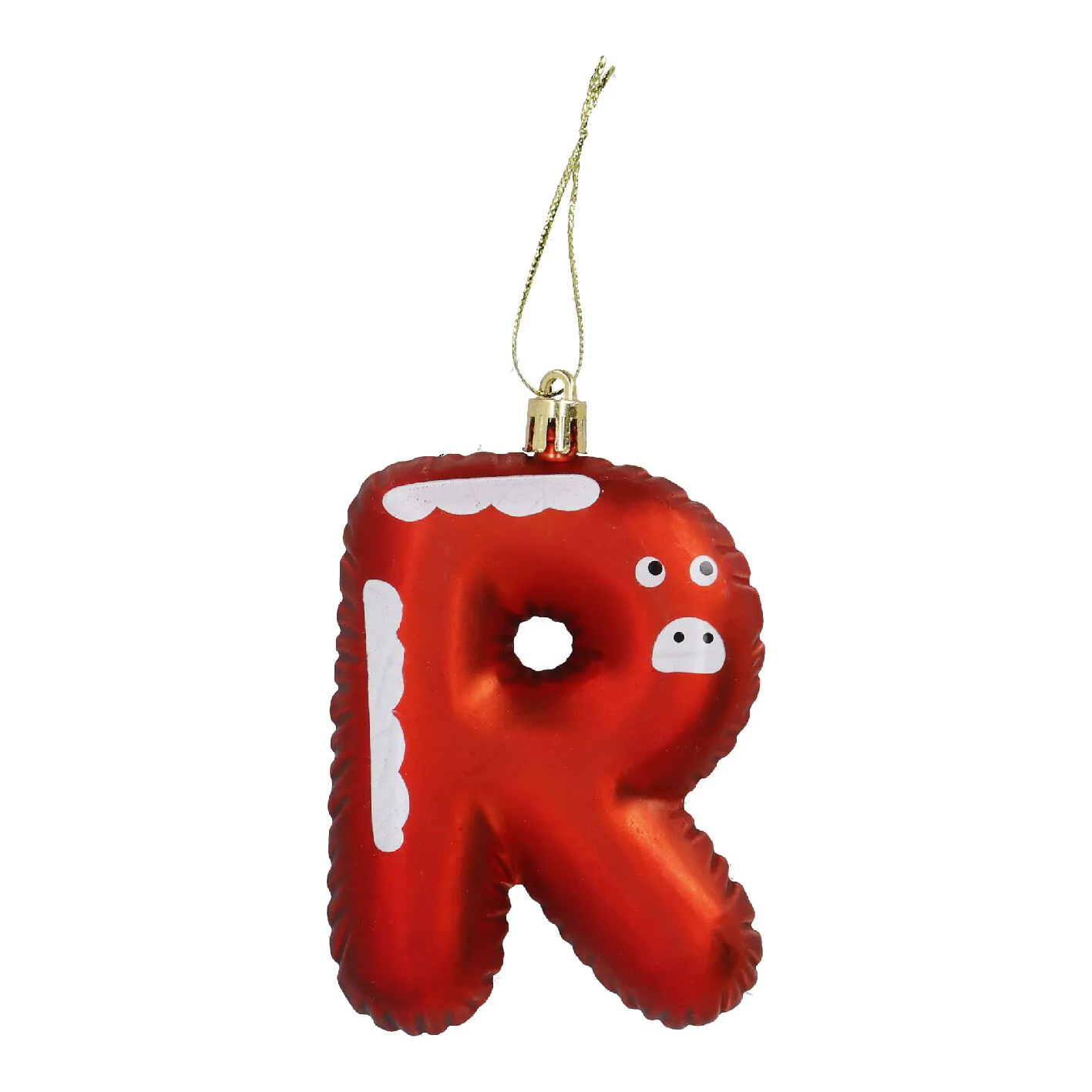 Anhänger Buchstabe, R/rot, 10 cm