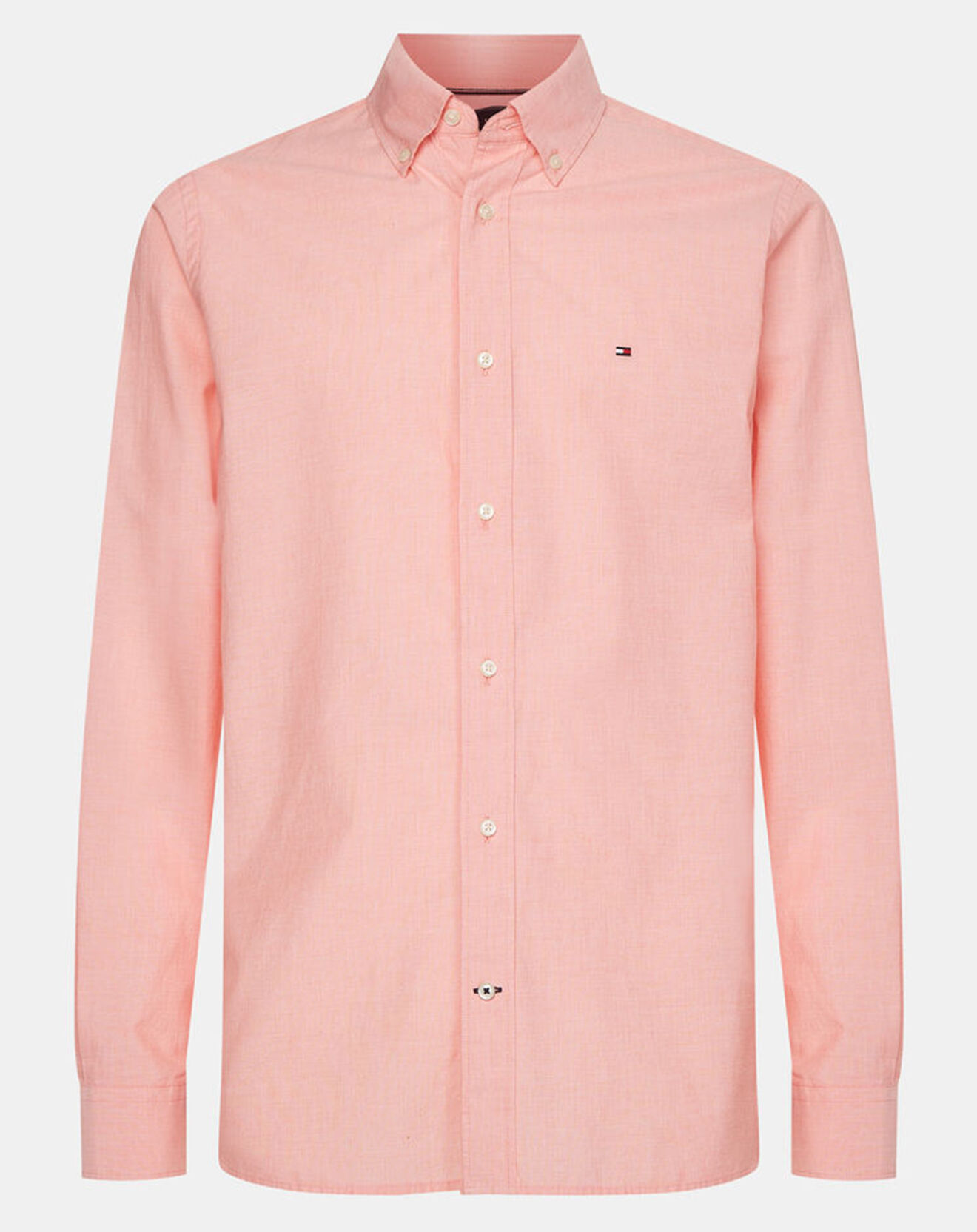 Tommy Hilfiger Chemise droite en Popeline Natural Soft rose