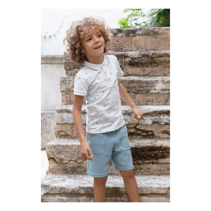 Tartine et Chocolat Short Ficelle | Bleu gris