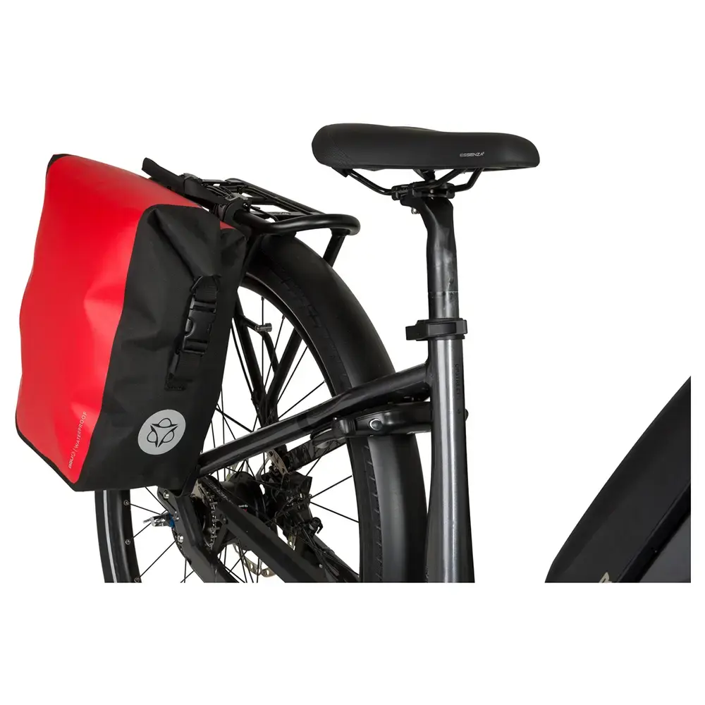 AGU Clean Single Shelter Click'nGo Medium 17L Fietstas Rood