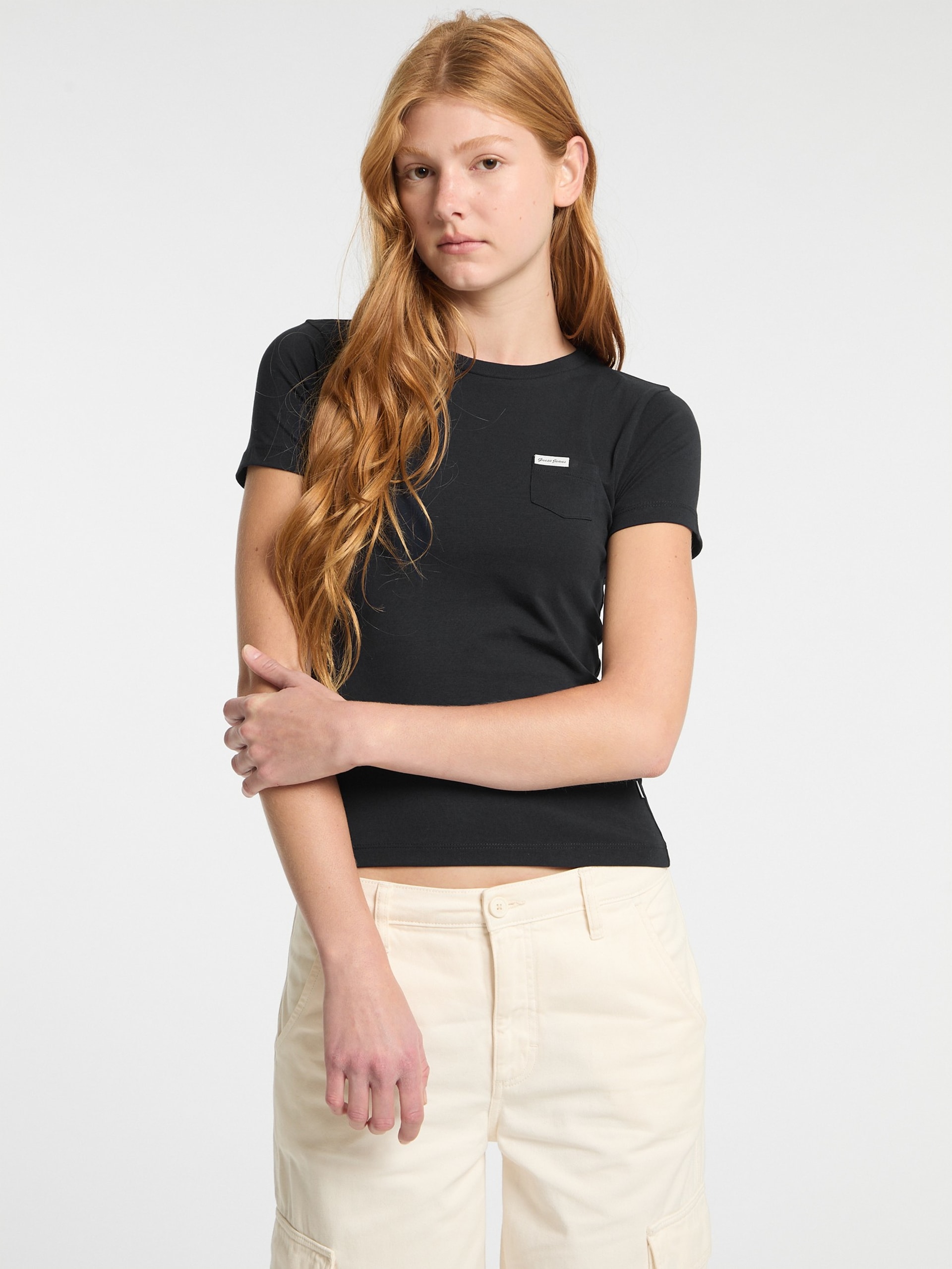 Camiseta de gola redonda