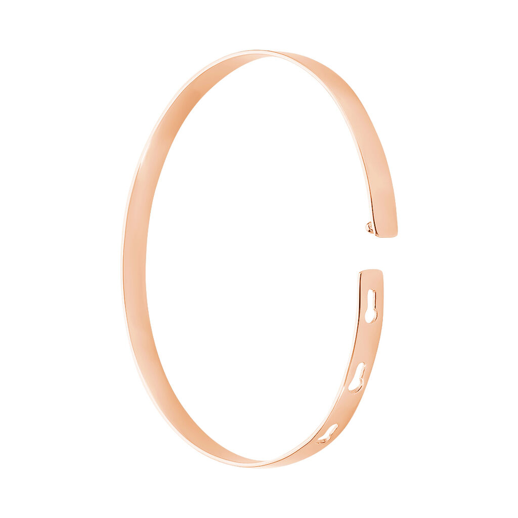Bracelet Jonc Gravita Argent Rose