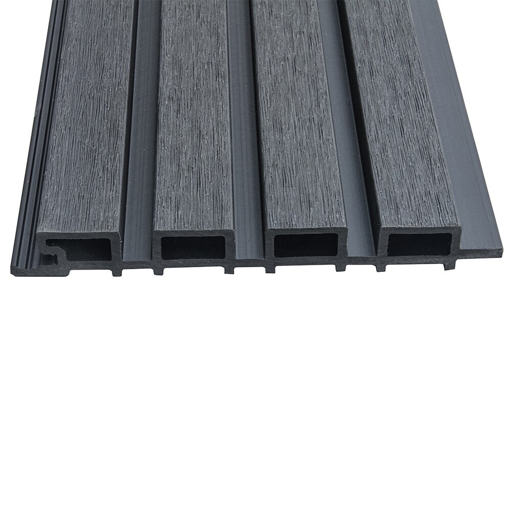 WPC Fassadenverkleidung DUVAR - Anthrazit, 2m²