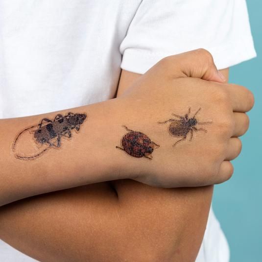 Tatouages temporaires insectes Rex London