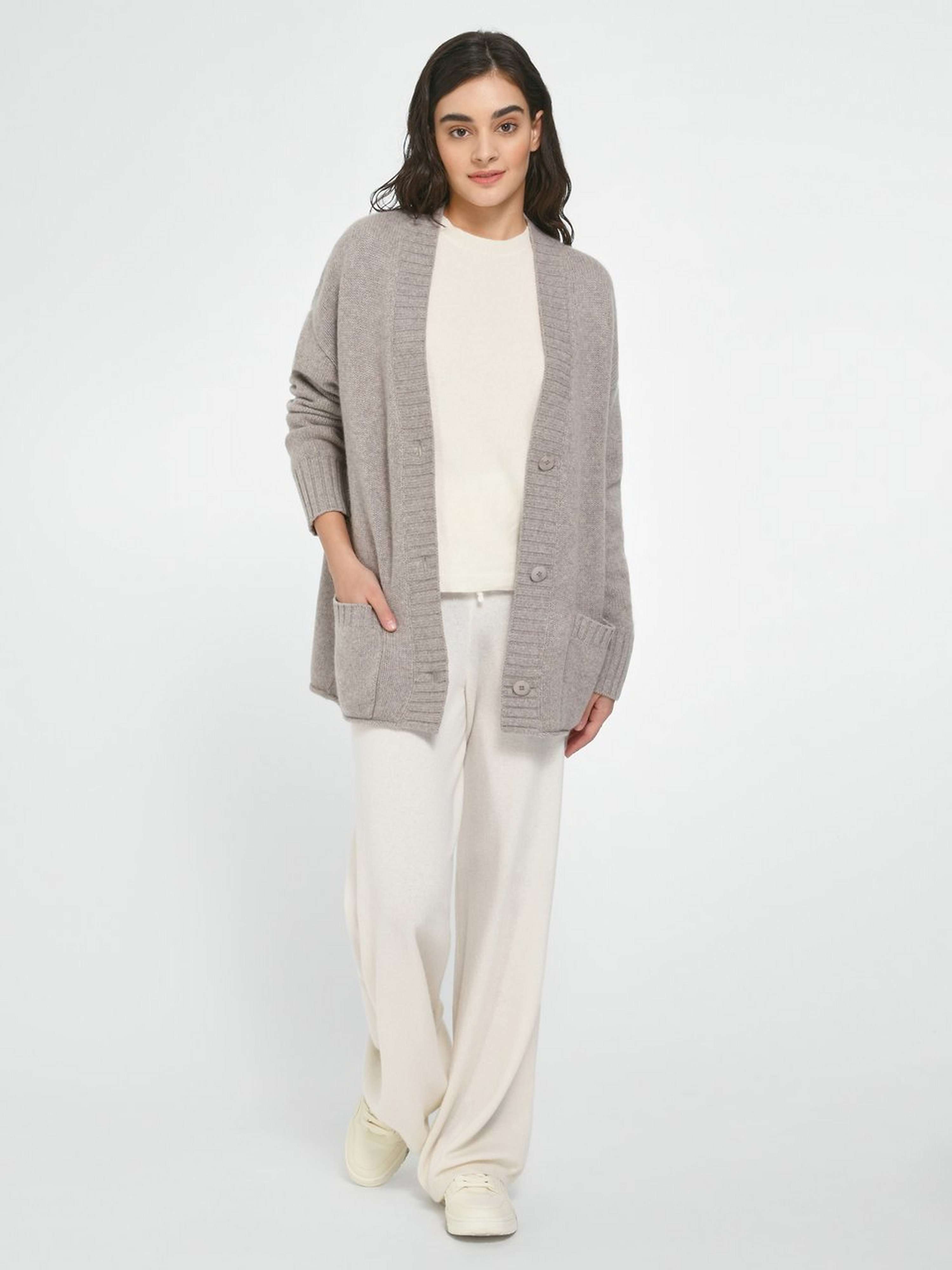 Strickjacke aus 100% Premium-Kaschmir