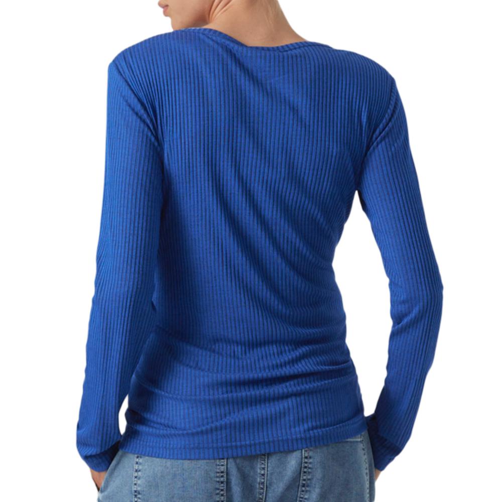 Mamalicious T-Shirt Manches Longues Bleu Femme Mamalicious Lanli 20012985-2°B