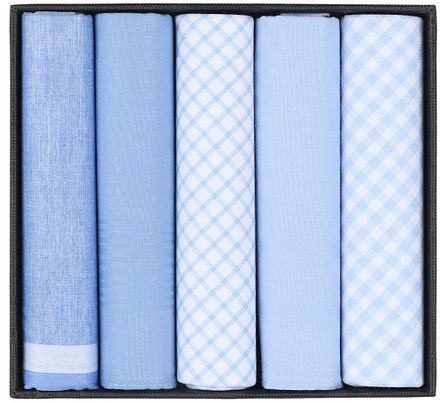 Suitable Zakdoeken 5-Pack Dessin Light Blue HANK-LIGHTBLUE-STBL-32 kopen