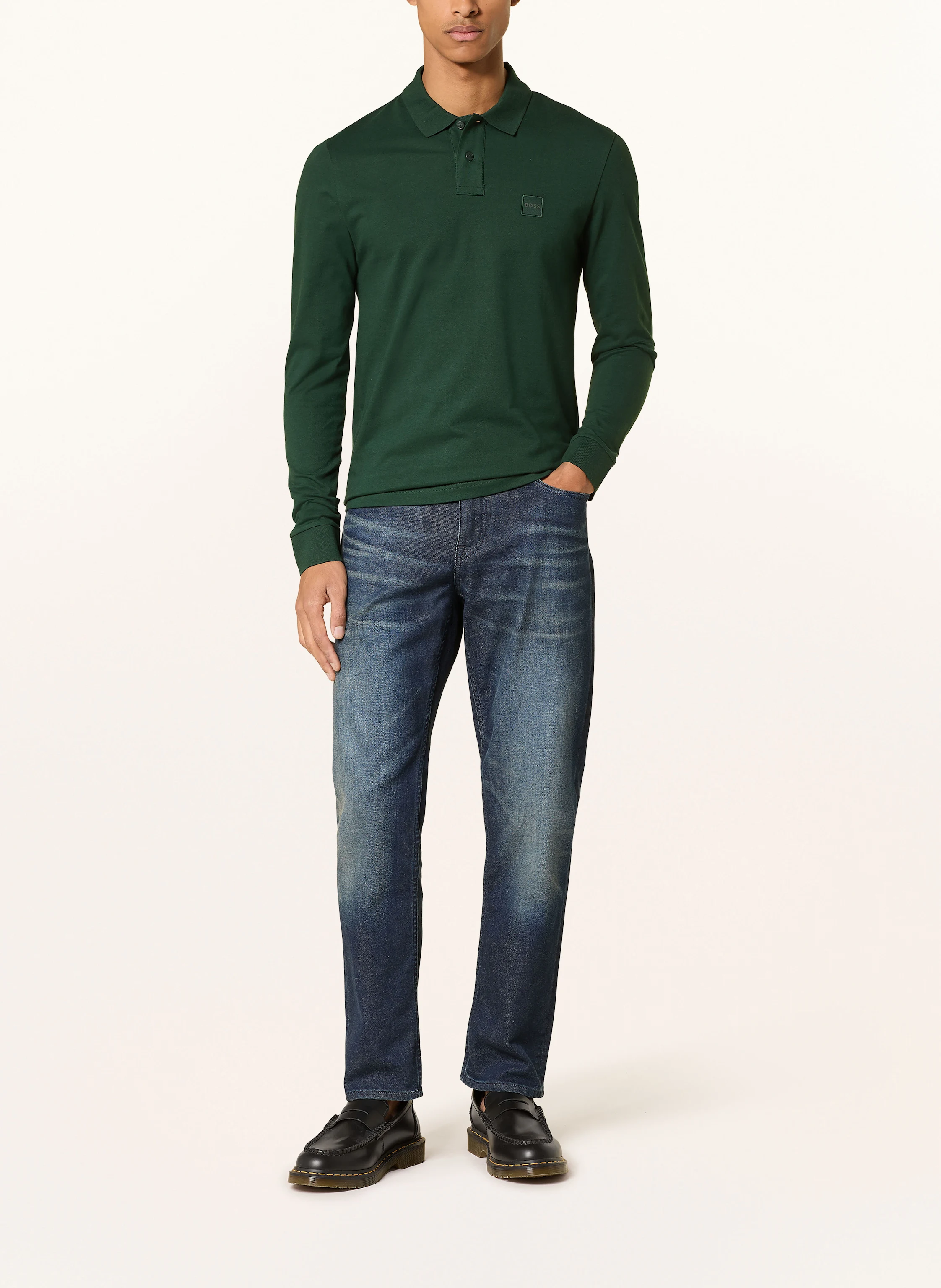 BOSS Piqué-Poloshirt PASSERBY Slim Fit