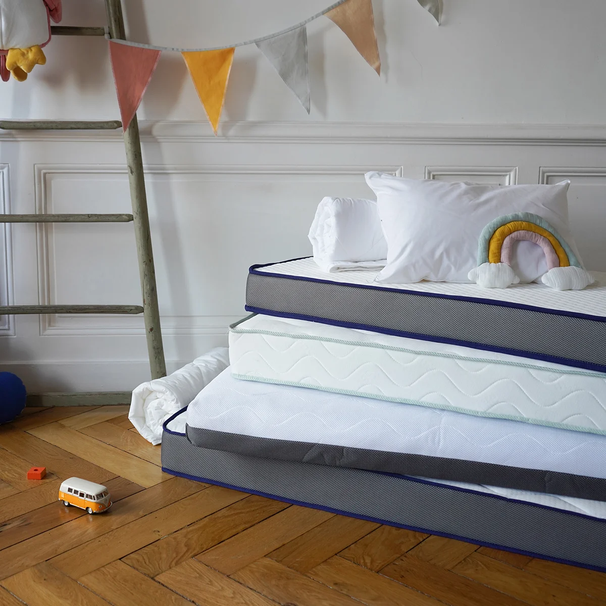 Matelas Bébe Dodolaine - Face été/face hiver