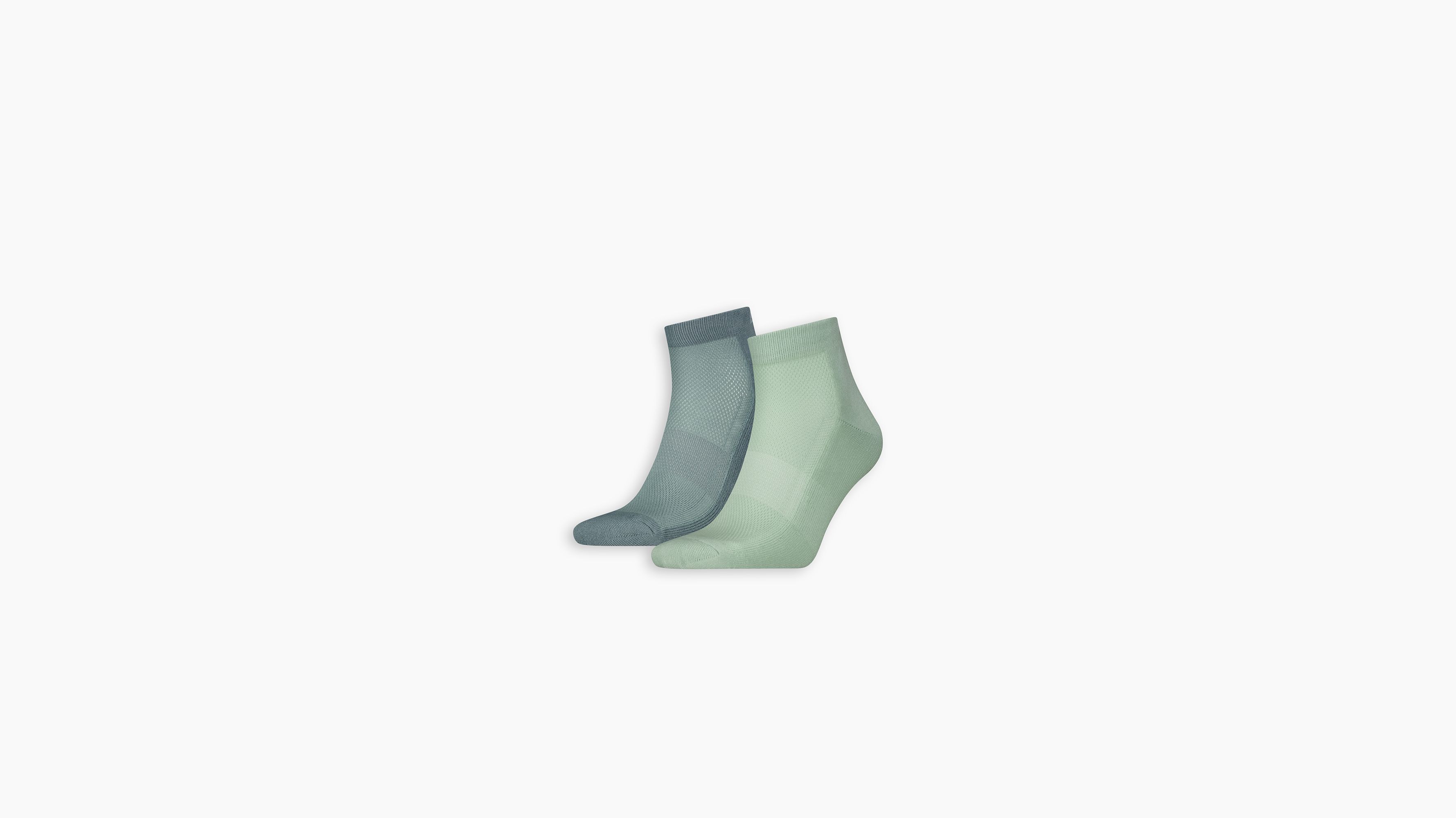 Levi's® chaussettes mi-hautes Sport Mesh - Lot de 2 - Aqua Foam/Trooper - Bleu