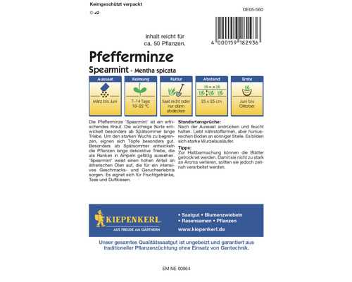 Pepermunt Kiepenkerl kruidenzaden