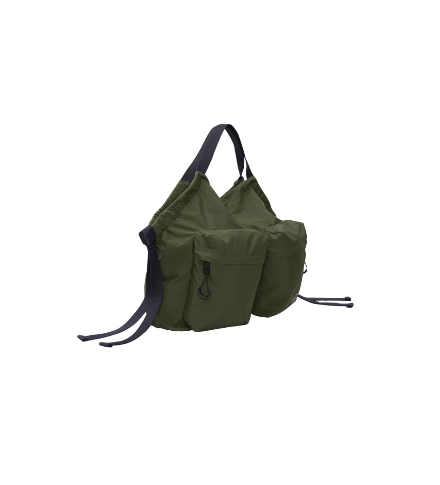 Bolsa de compras ECOALF Drew na cor verde.