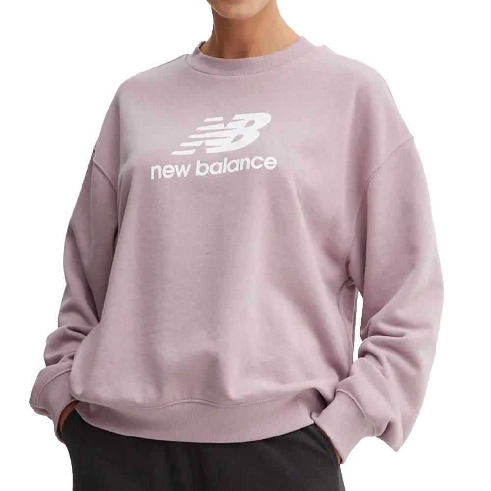 New Balance Sweat Rose Femme New Balance Crew