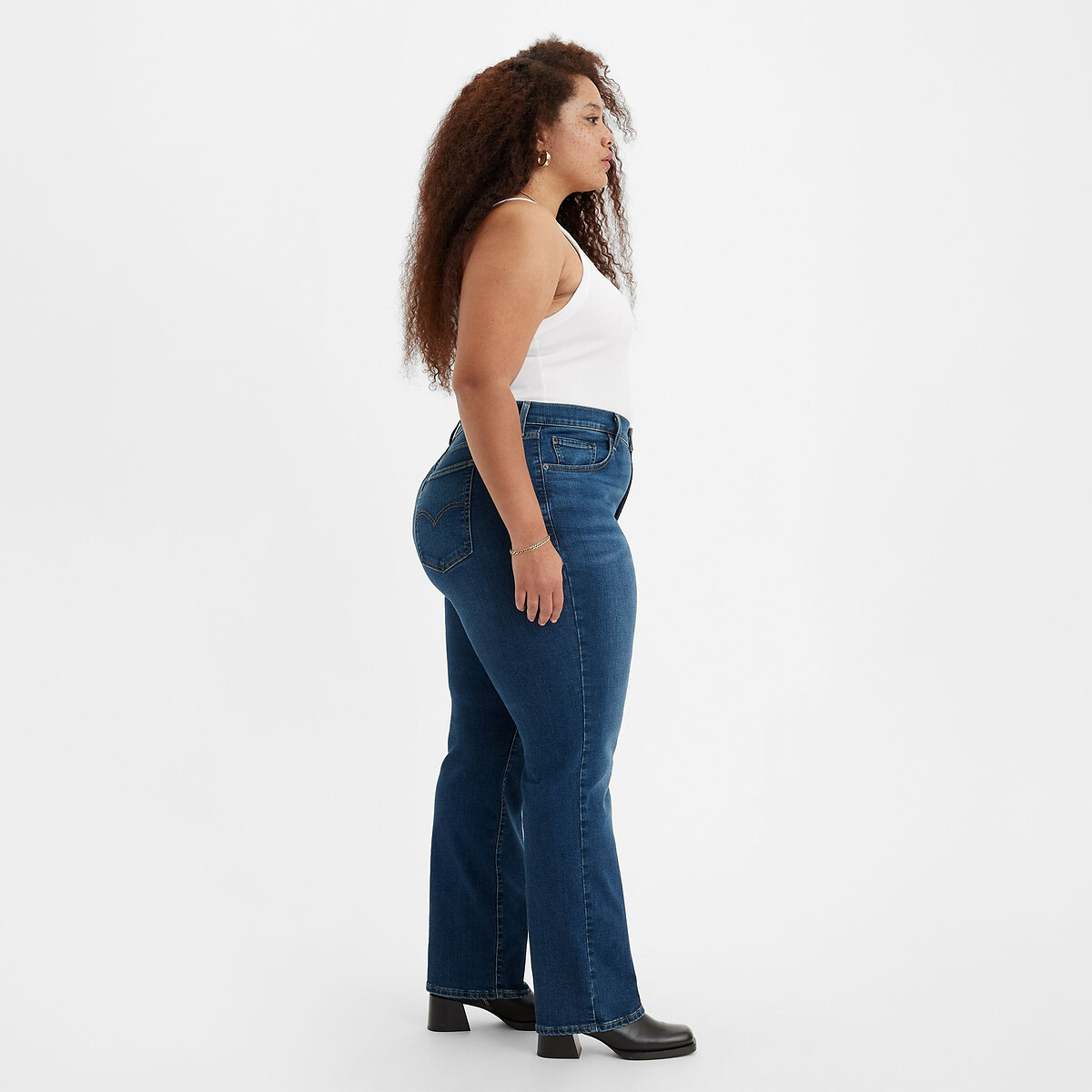 Calça Jeans Levi's Plus 724 High Rise Straight, Levi's Plus