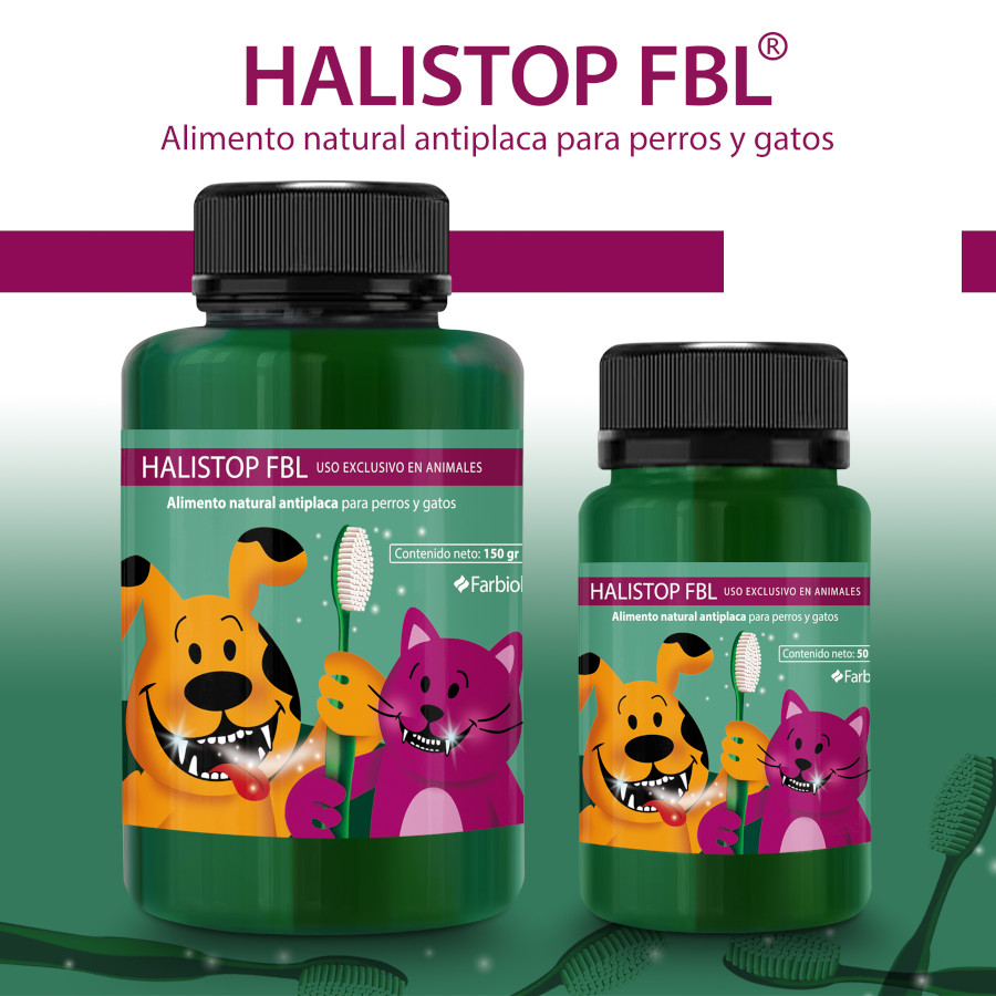 Farbiol Halistop Limpador Dental para Cães e Gatos