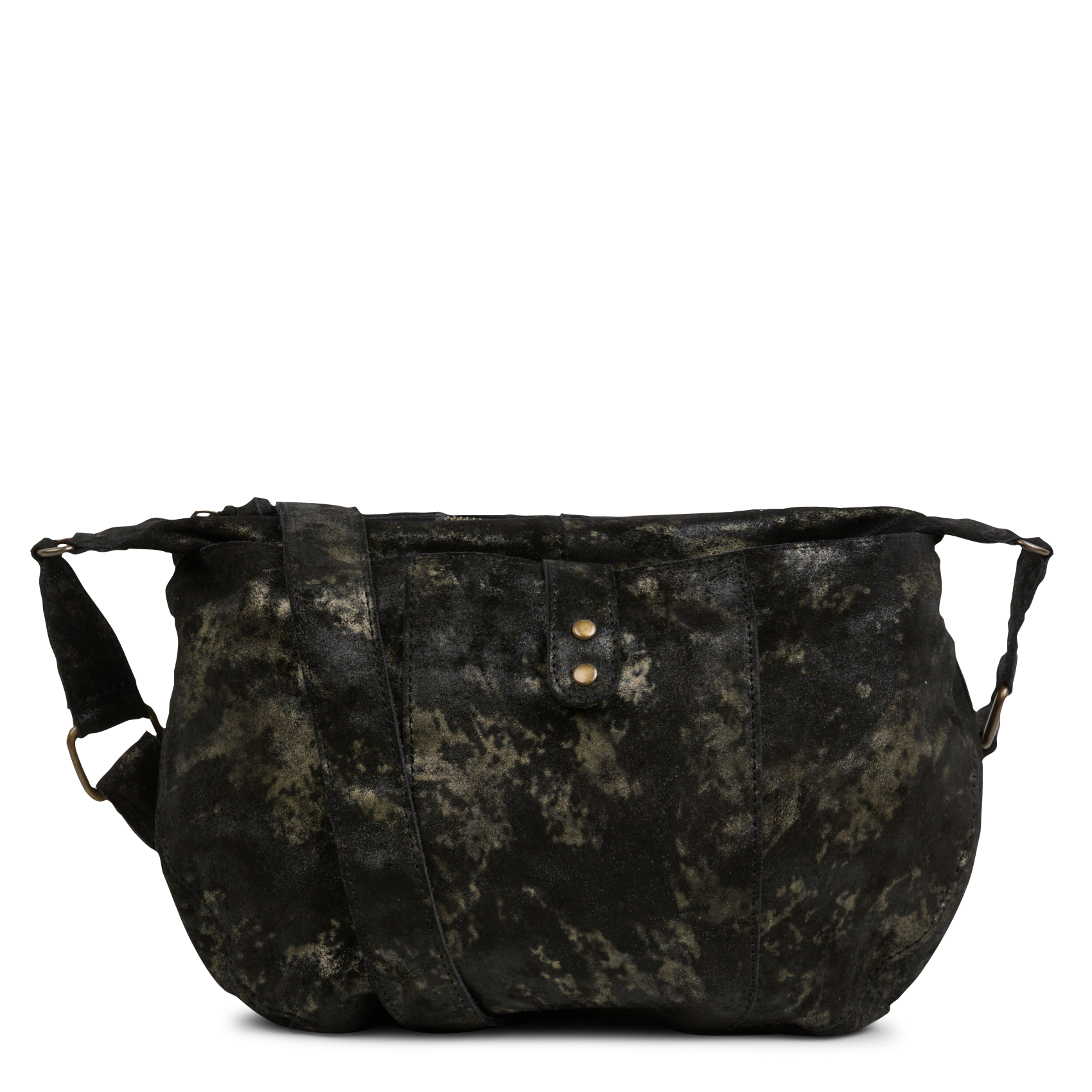 NITA - Sac bandoulière en cuir| Gris