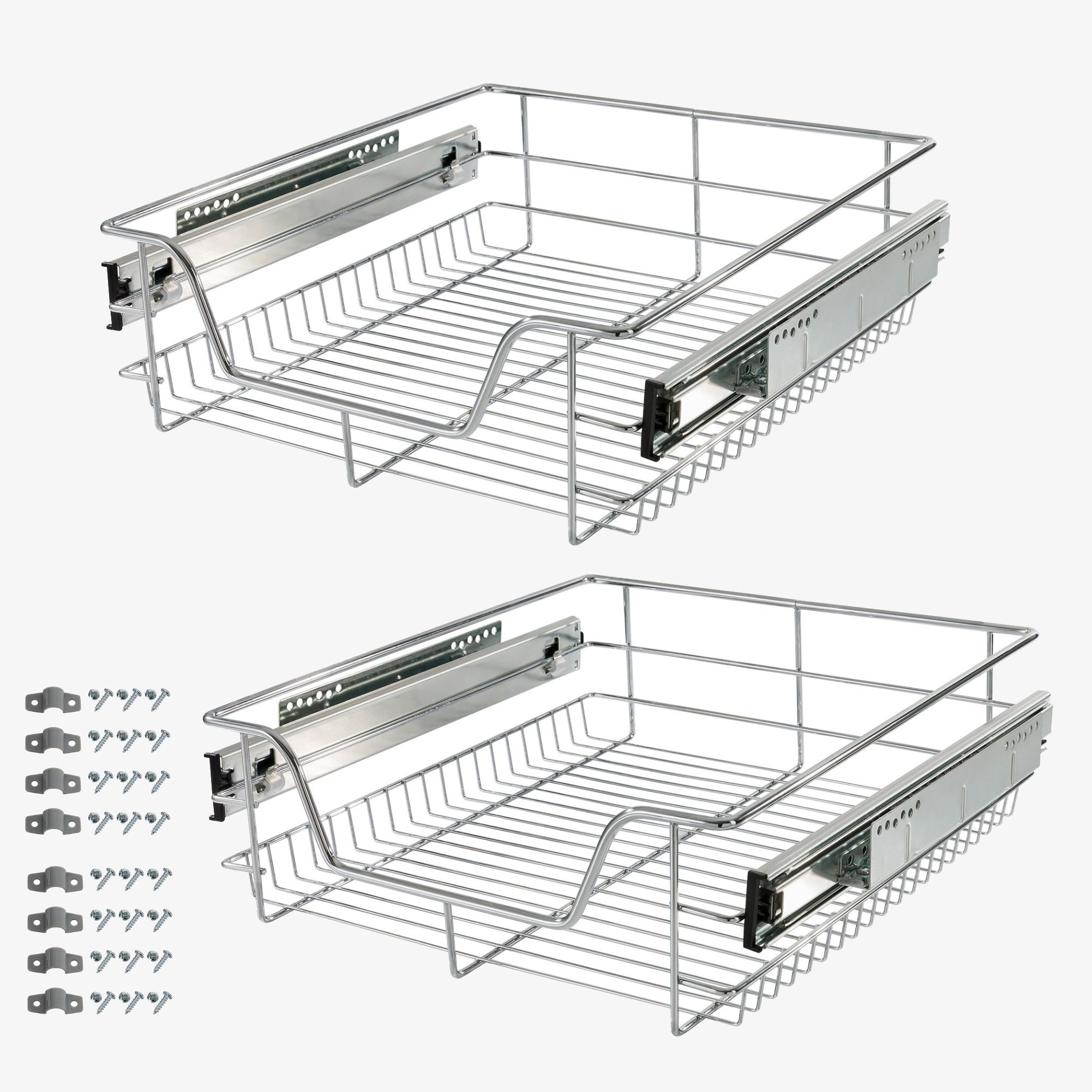 Teleskop Schublade 50cm 2 Stück
