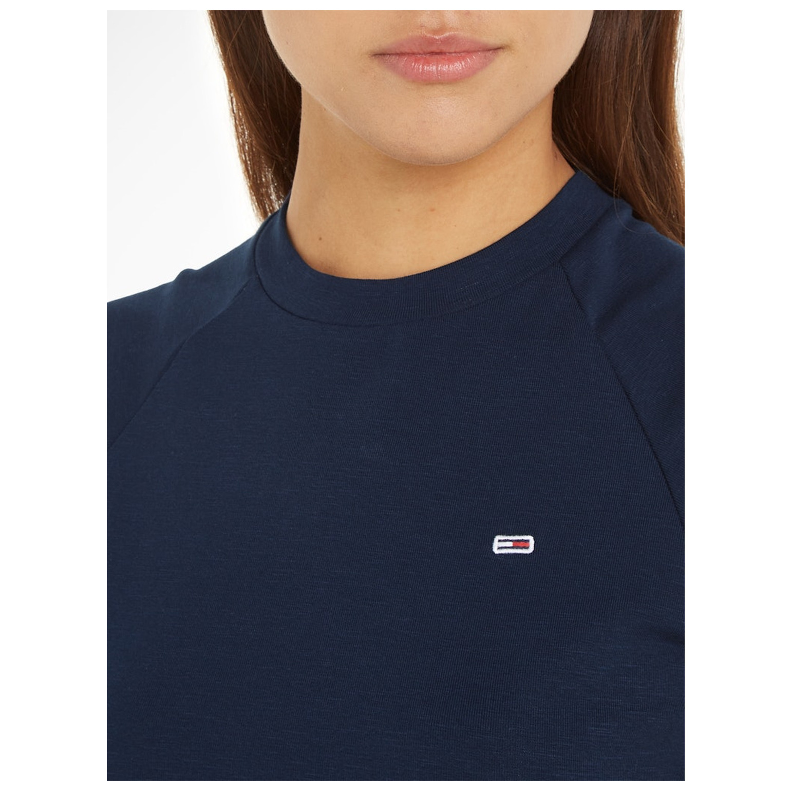 Tommy Jeans TJW SLIM CRP BABYLOCK RIB TEE