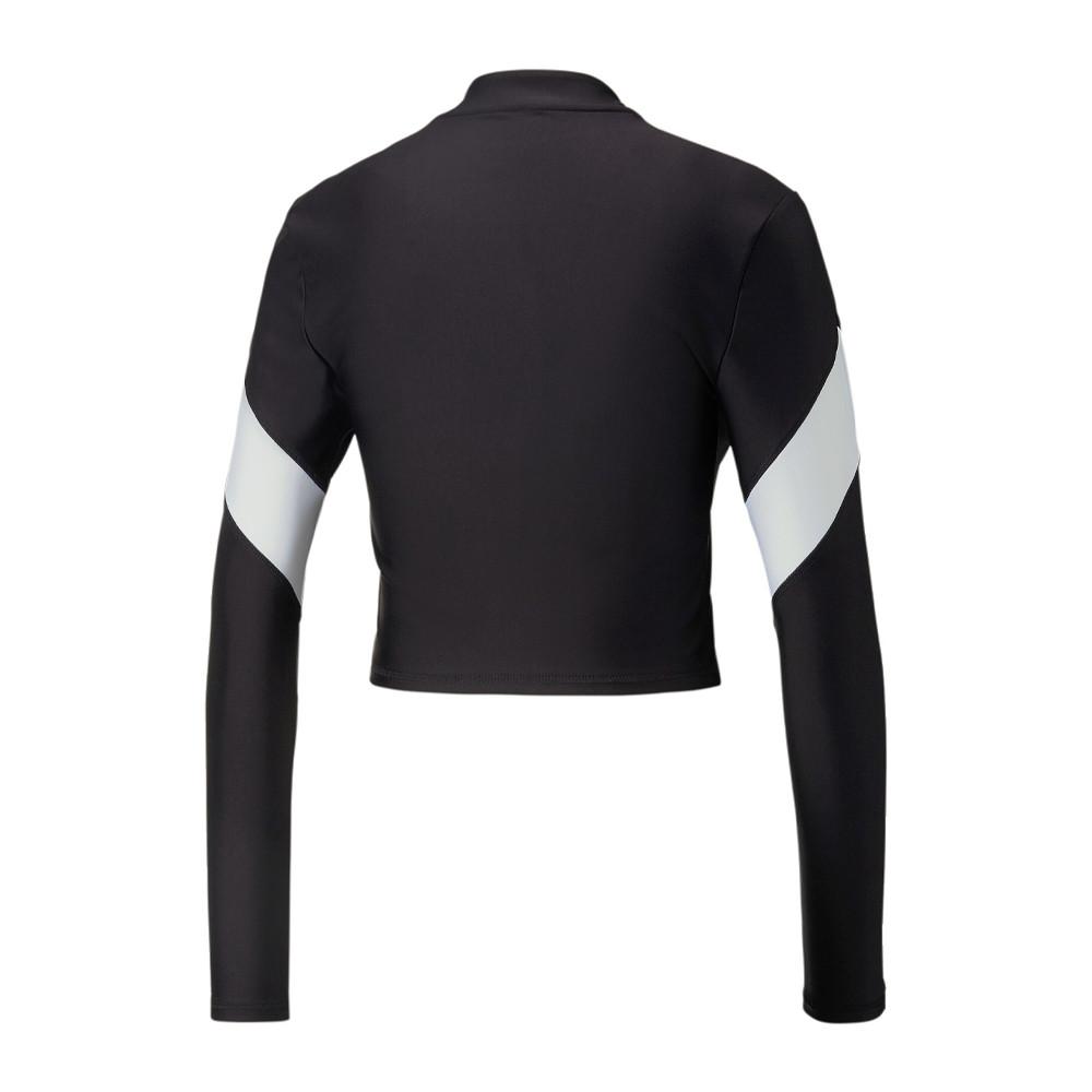 Puma Sweat 1/4 Zip Noir Femme Puma Fit