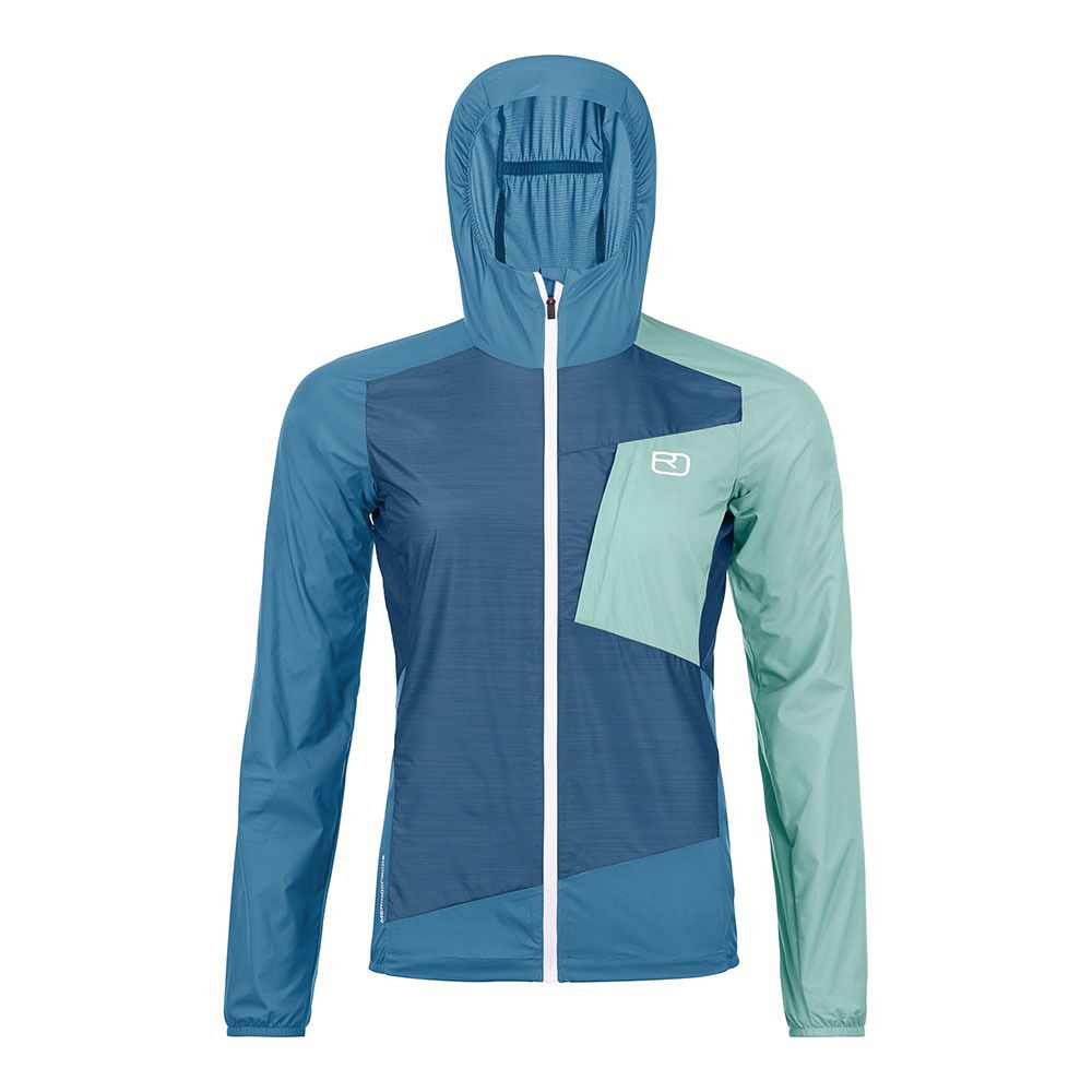 Ortovox WINDBREAKER - Veste Femme petrol blue