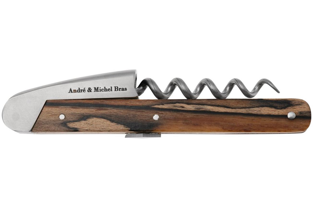 Laguiole en Aubrac Wine Opener SOP99SBW Beech, kelnersmes, Andre & Michel Bras Edition