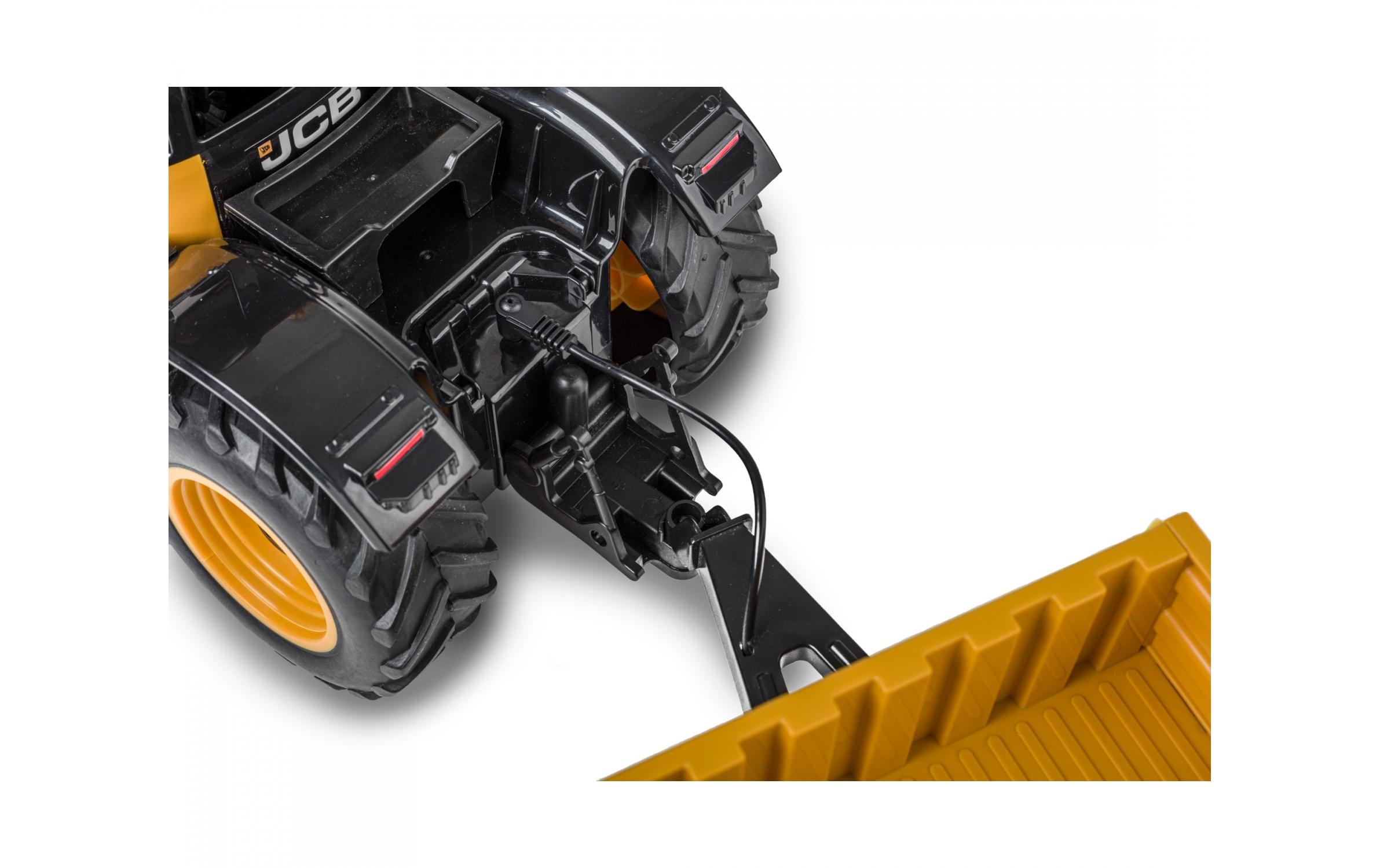 Traktor JCB Fastrac mit Anhänger RTR, 1:16Ferngesteuerter Traktor mit Licht und Sound