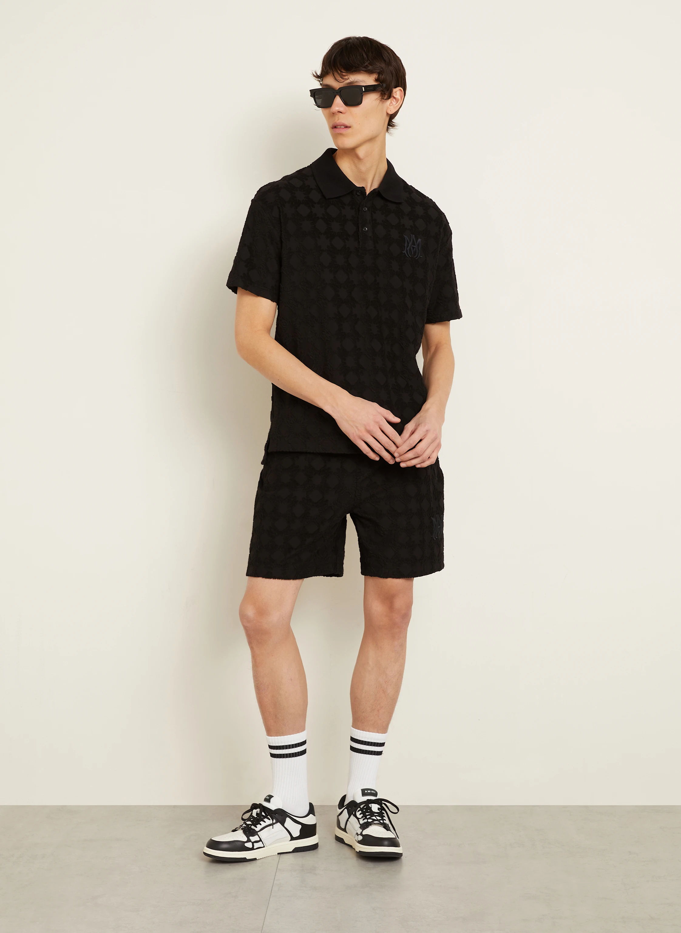 AMIRI Frottee-Poloshirt
