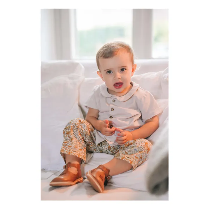 Loir Pantalon Nini Fleuri | Orange