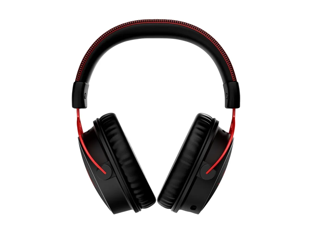 HyperX Cloud Alpha - Headset - cirkumaural - 2,4 GHz - trådløs - sort, rød - til Victus by HP Laptop 15, 16, Laptop 14, 15, 17, Pavilion x360 Laptop, Pro 290 G9 (4P5D4AA)