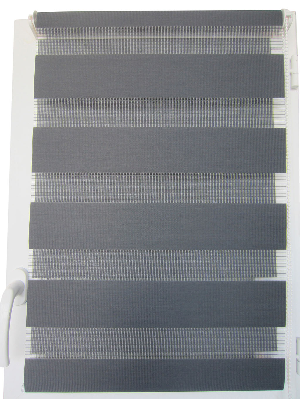 Store enrouleur jour nuit gris béton 60x180cm