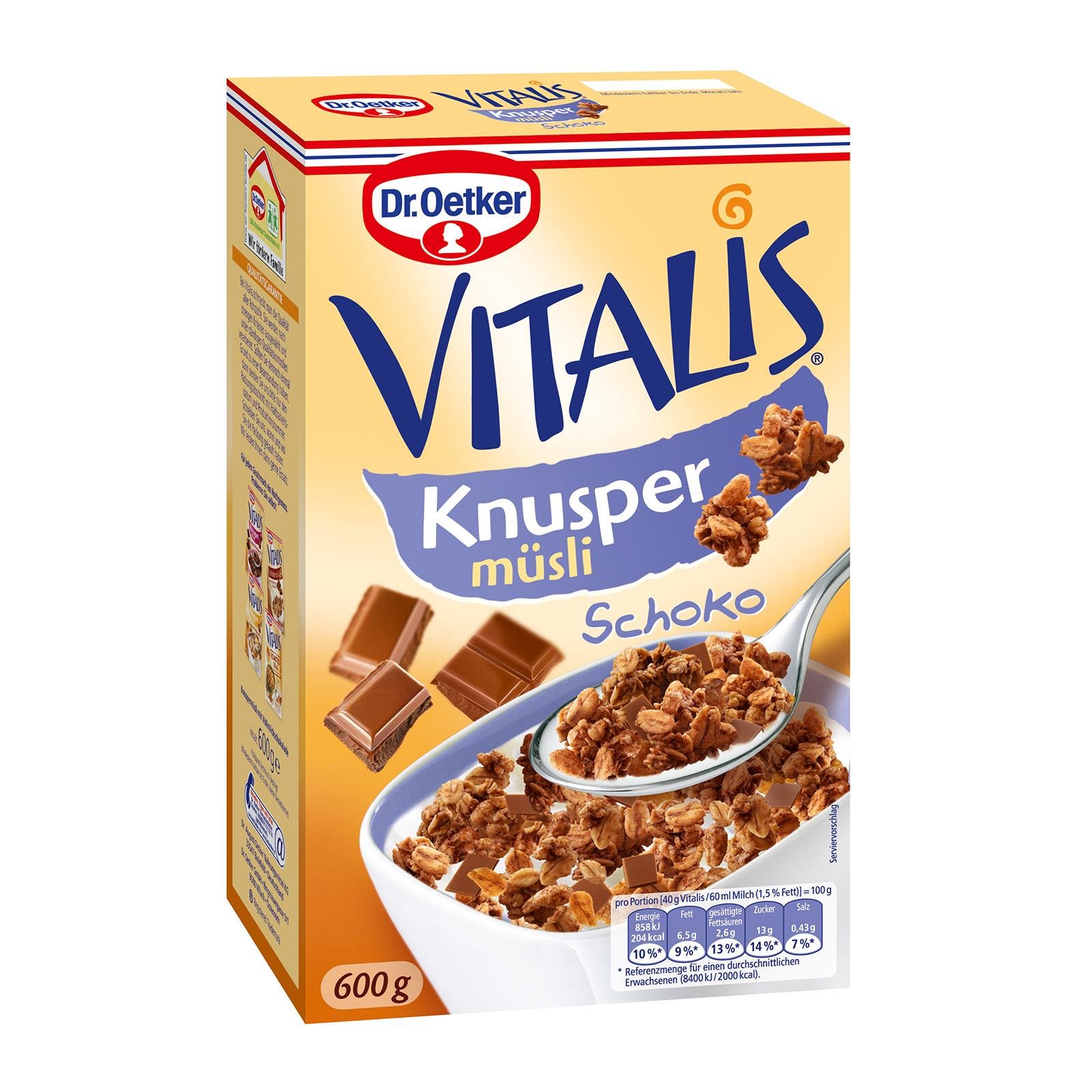 Dr. Oetker Vitalis Knusper Müsli Schoko