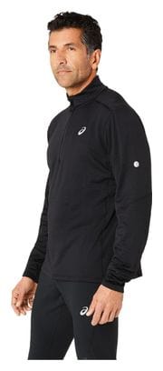 Haut thermique 1/2 zip Asics Road Winter Noir Homme