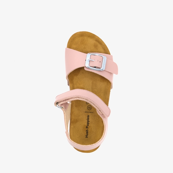 Hush Puppies meisjes bio sandalen roze met lak
