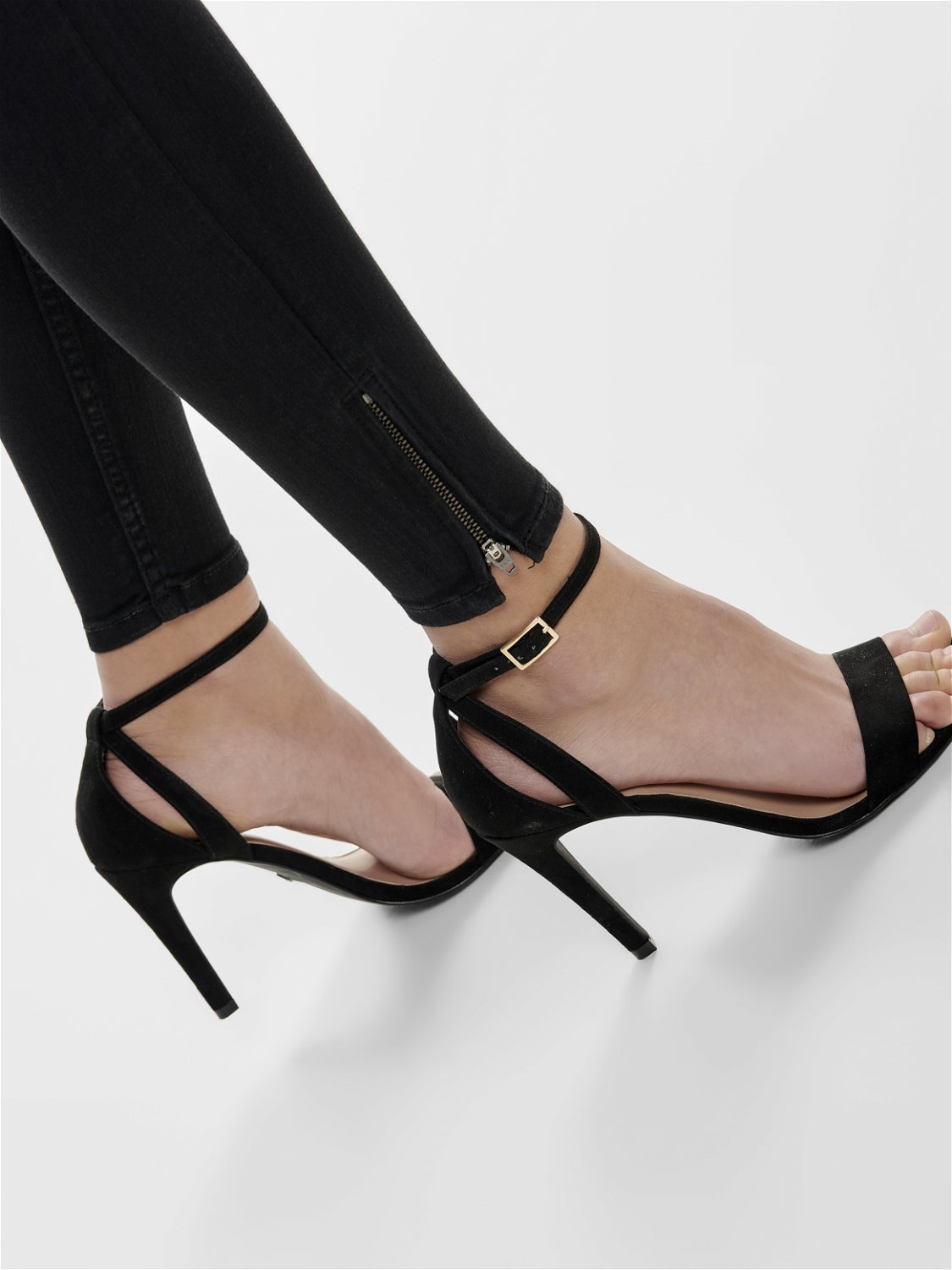 ONLKENDELL Mittlere Taille Skinny Fit Jeans Black