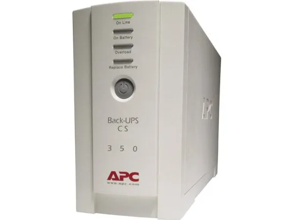 APC Back-UPS CS 350 - UPS - AC 230 V - 210 Watt - 350 VA - RS-232, USB - output-stikforbindelser: 4 - beige