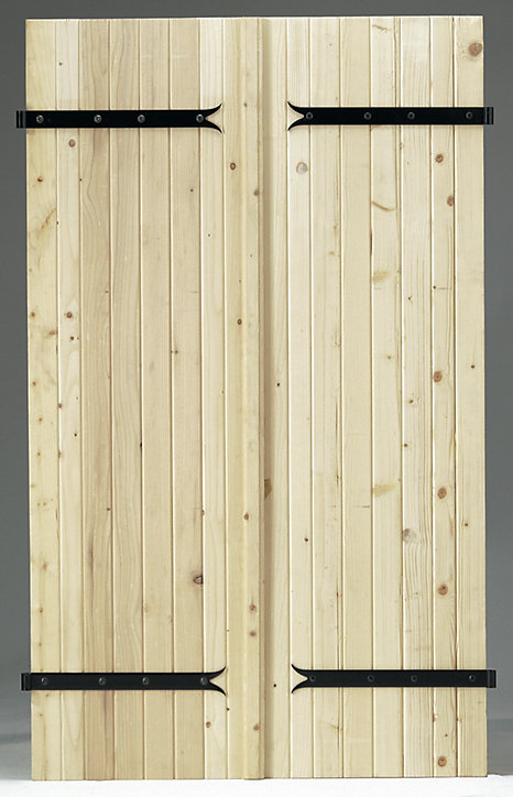 Volet battant sapin 1 vantail 80 x h.215 cm, ép.27 mm