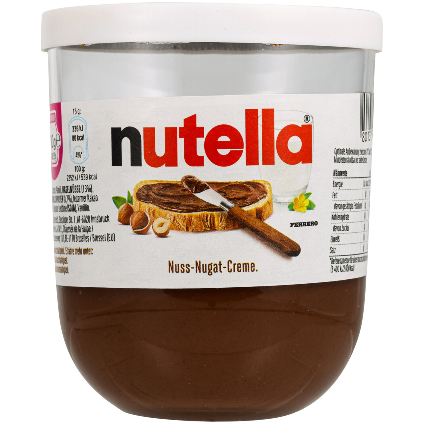 Nutella Brotaufstrich