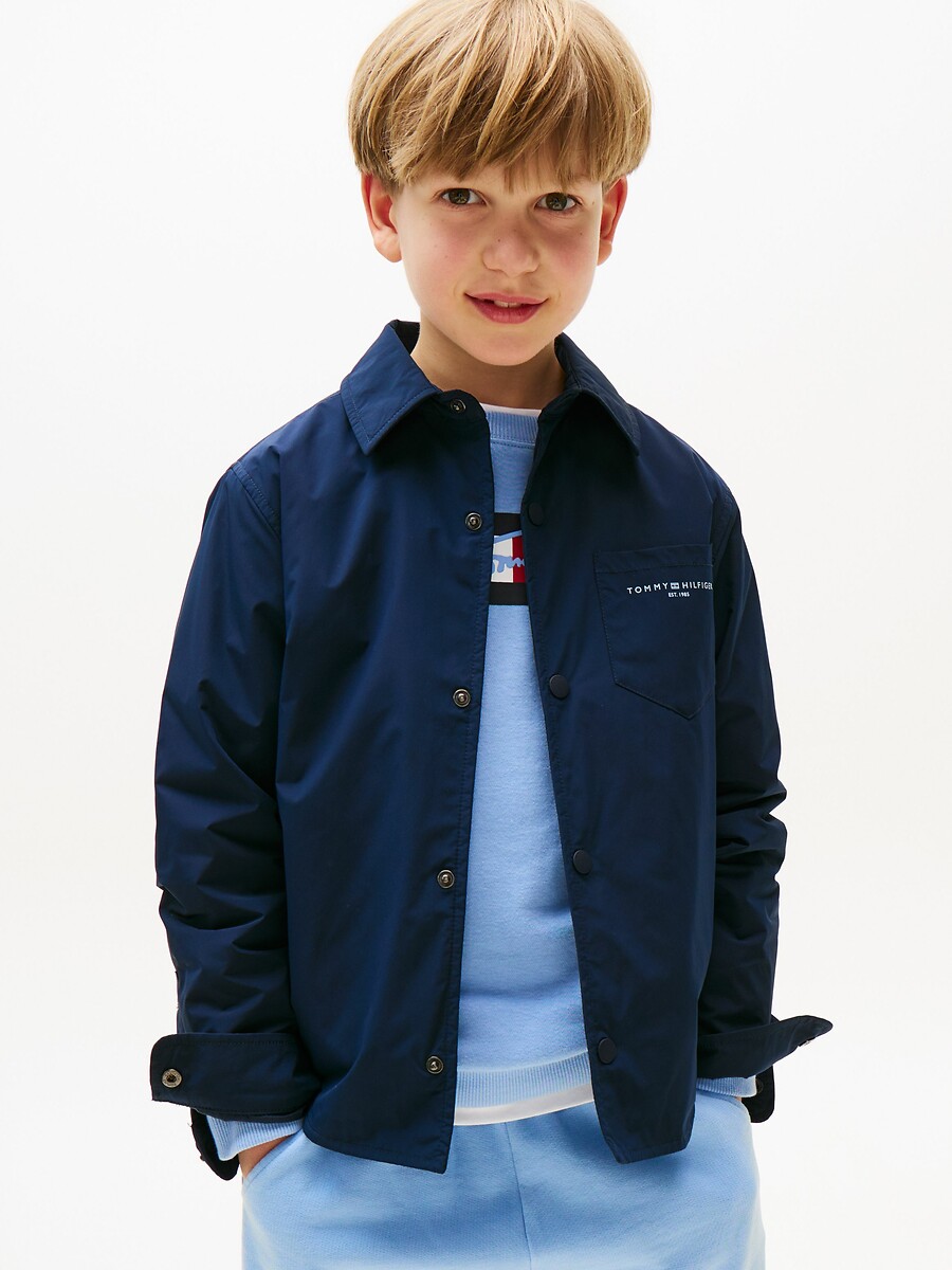 TOMMY HILFIGER<br>Jaqueta acolchoada com gola de camisa