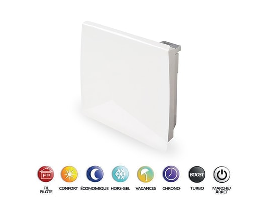HJM - Radiateur inertie Radiateur électrique blanc 1000watts à inertie céramique