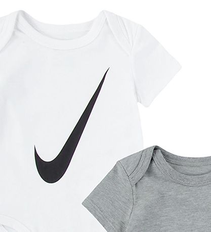 Nike Bodyer k/æ - Swoosh - 3-pak - Hvid/Gr?/Sort